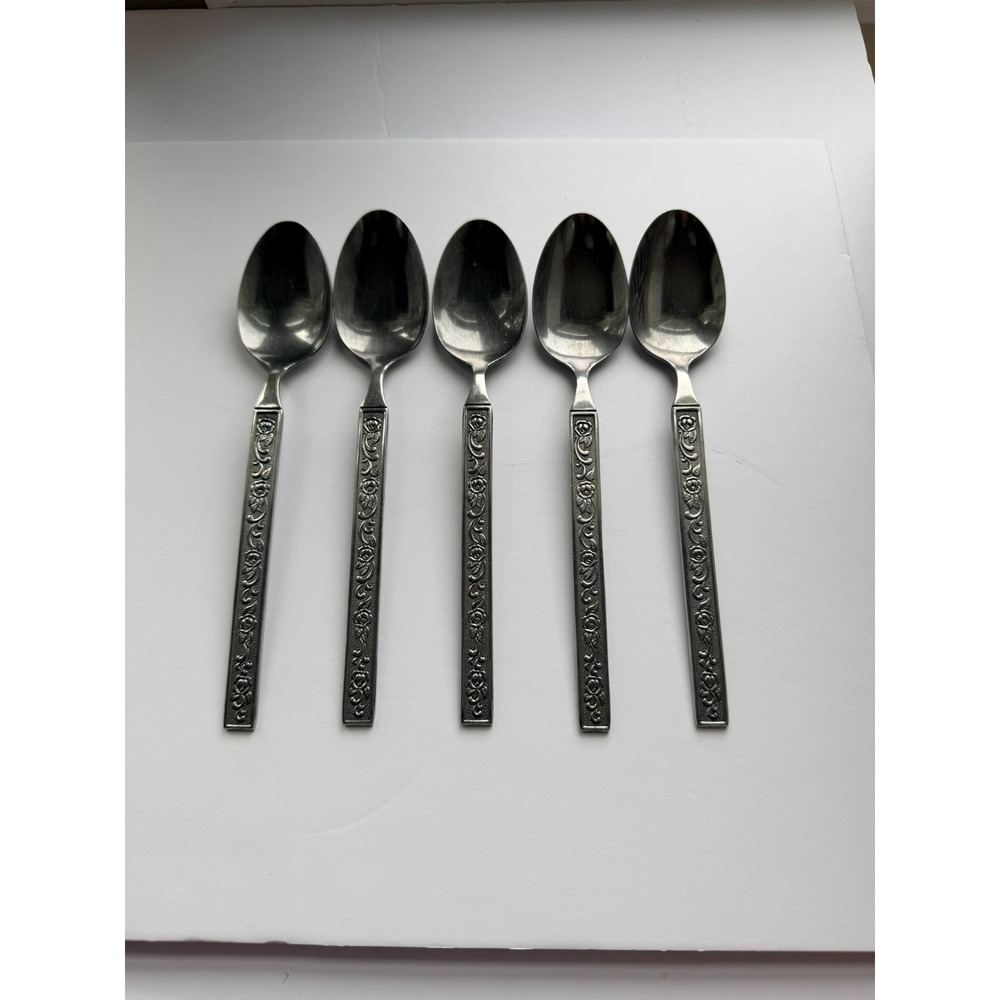 Nasco Stainless Costellano-Davao - Japan - 5 Replacement Dinner Spoons